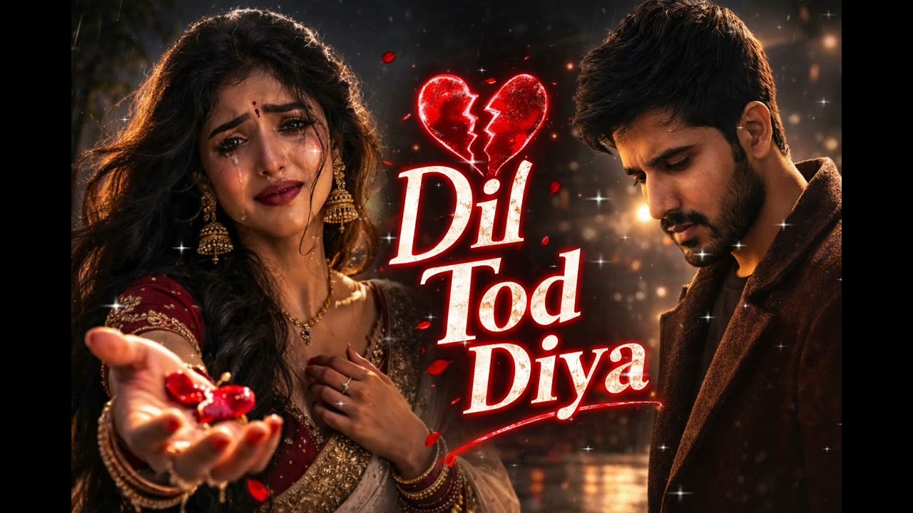 Dil Tod Diya 💔 Sad Romantic Song | Broken Heart Hindi Music Video | Music Vibes Official 