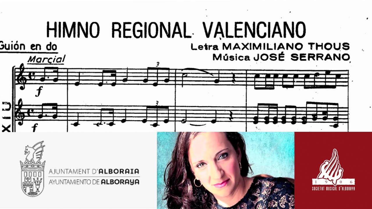 HIMNE DE LA COMUNITAT VALENCIANA for SOPRANO & BAND by José Serrano