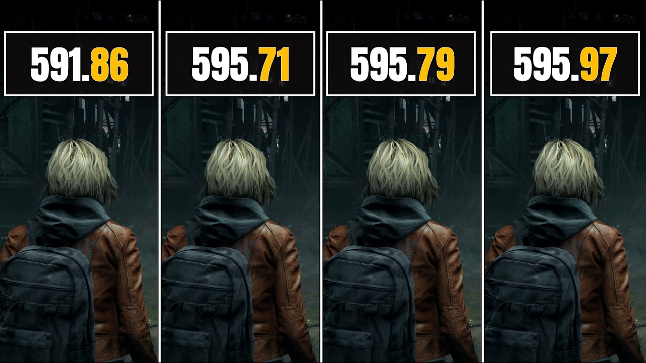 NVIDIA Driver 595.97 vs 595.79 vs 595.71 vs 591.86 : DLSS 4.5 Test! | RTX 20 Series!