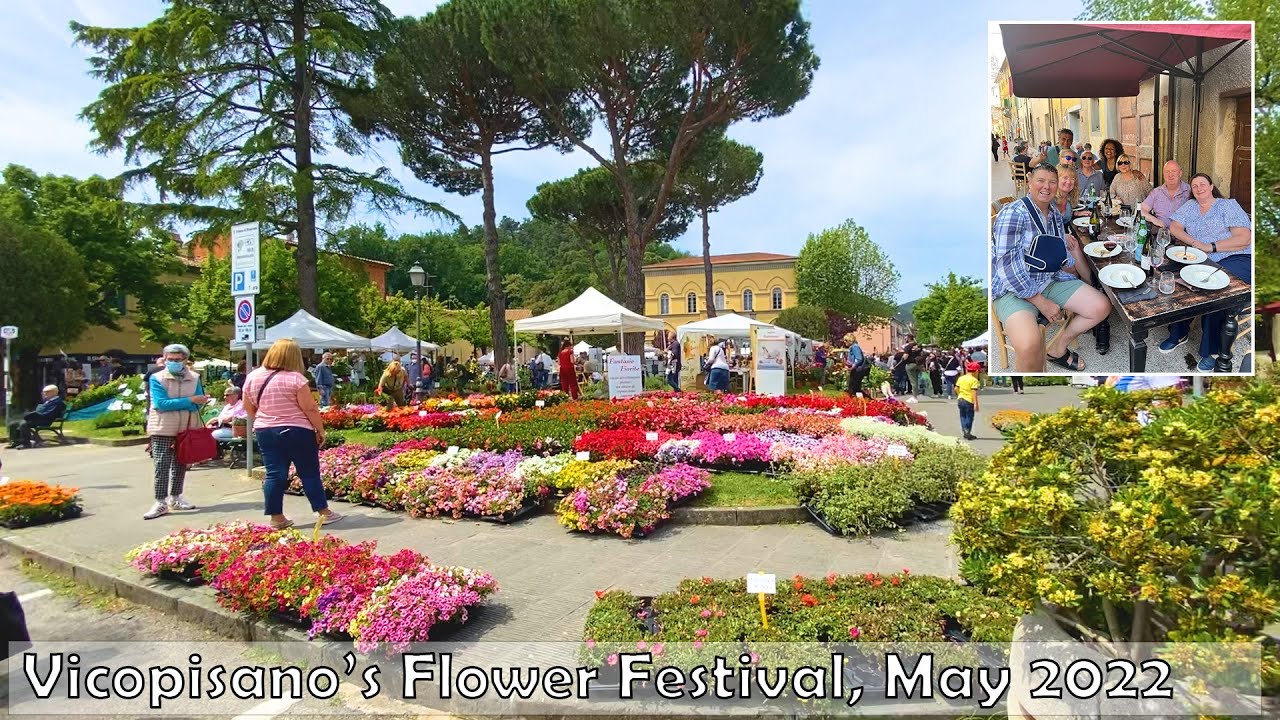 Vicopisano, Italy -  Flower Festival, No music - natural sounds only