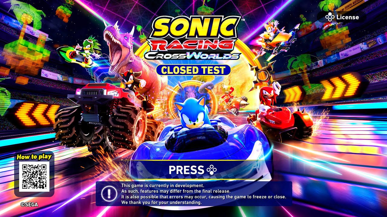 Sonic Racing: CrossWorlds [Closed Beta Gameplay] (No Commentary)