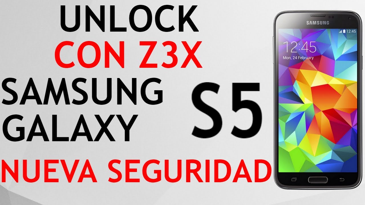 UNLOCK SAMSUNG GALAXY S5 SM G900A AT6T CON Z3X NUEVA SEGURIDAD 2017