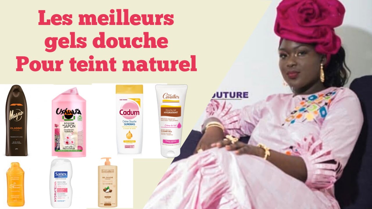 Les meilleurs gels douche pour un joli  teint marron et teint noir