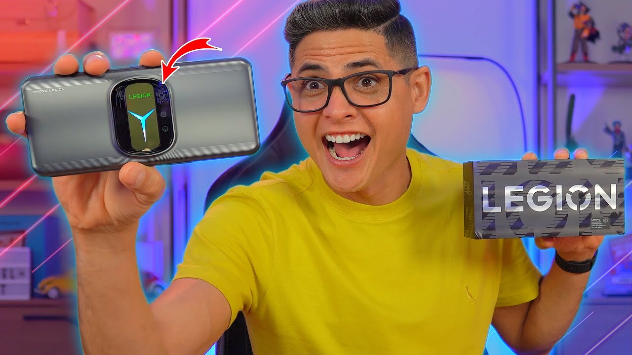 CHEGOU! Lenovo LEGION Y90, um SUPER SMARTPHONE GAMER? Unboxing e Impressões