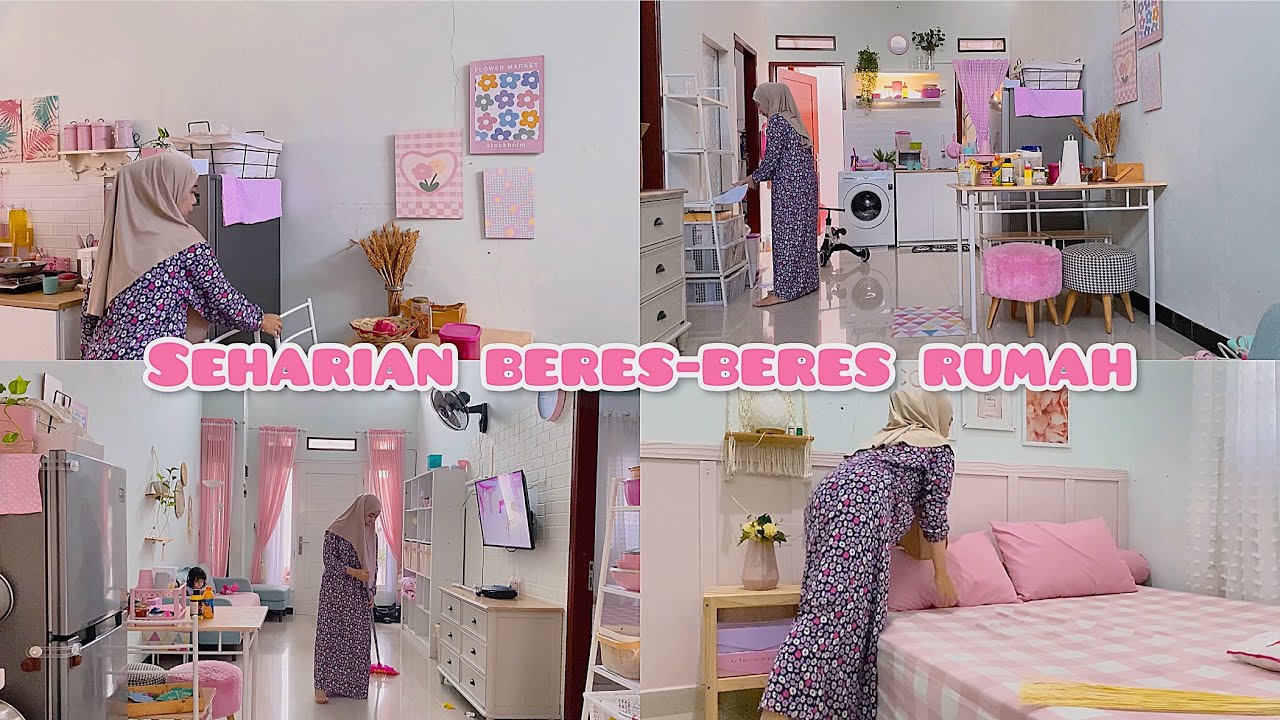 Kesibukan irt dari pagi-malam | Beres-beres rumah seharian