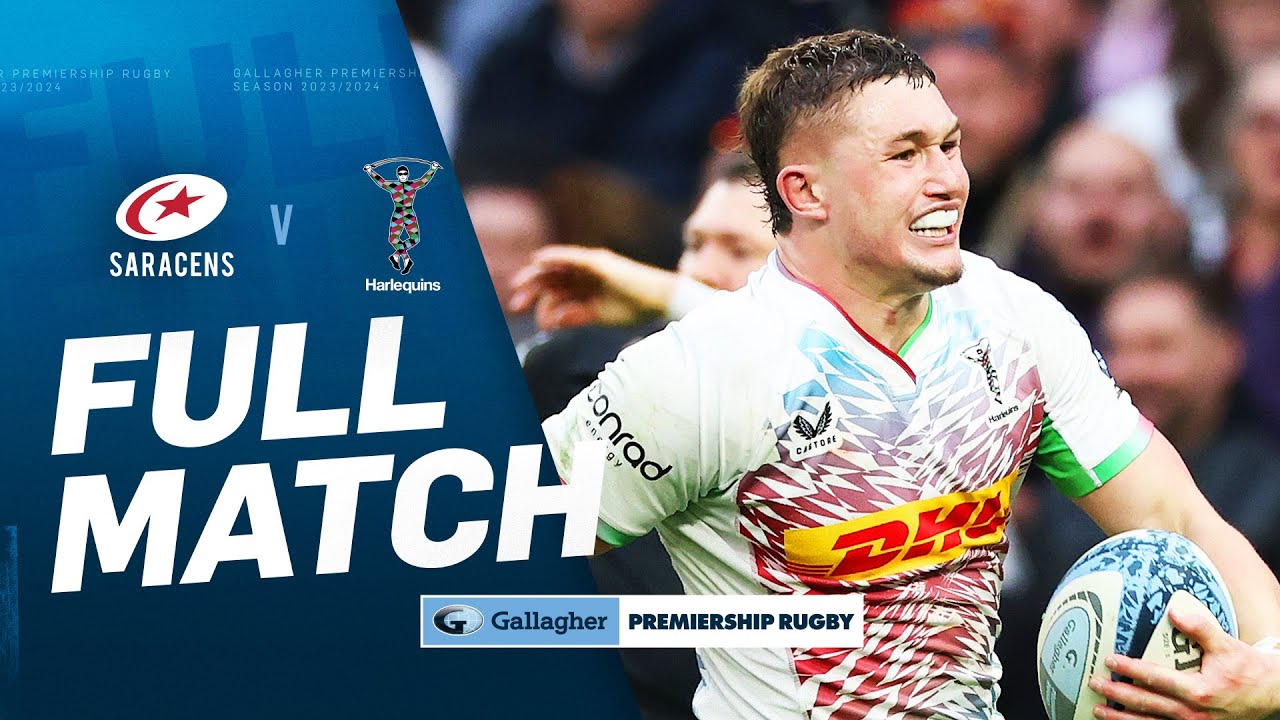 Saracens v Harlequins - FULL MATCH | The Showdown Rematch! | Gallagher Premiership 24/25
