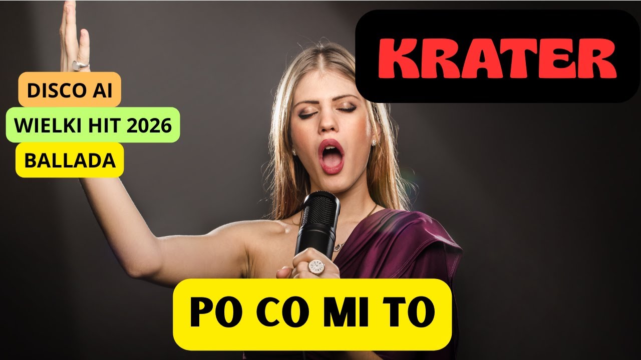 KRATER – Po co mi to (Official Video) | Disco AI Ballada | HIT 2026