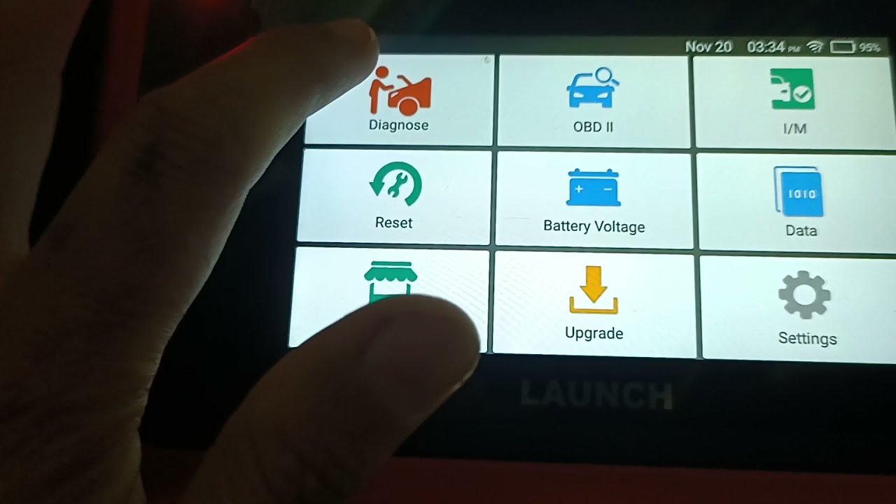 Launch CRP 123i diagnose Toyota commuter