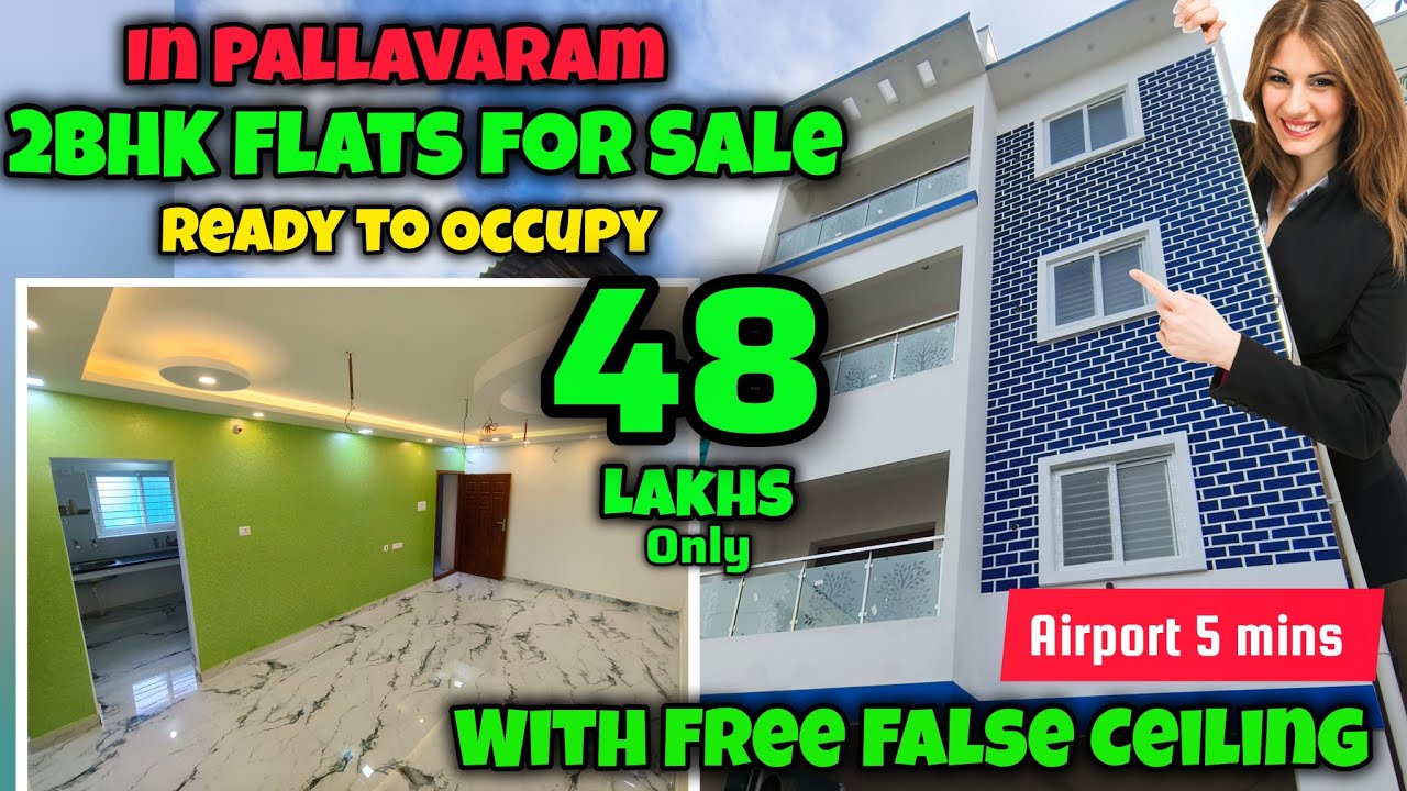🏡2BHK Flat for Sale in Pallavaram | Just ₹48 Lakh (All inc)Free False Ceiling | Direct Owner Deal 🏡