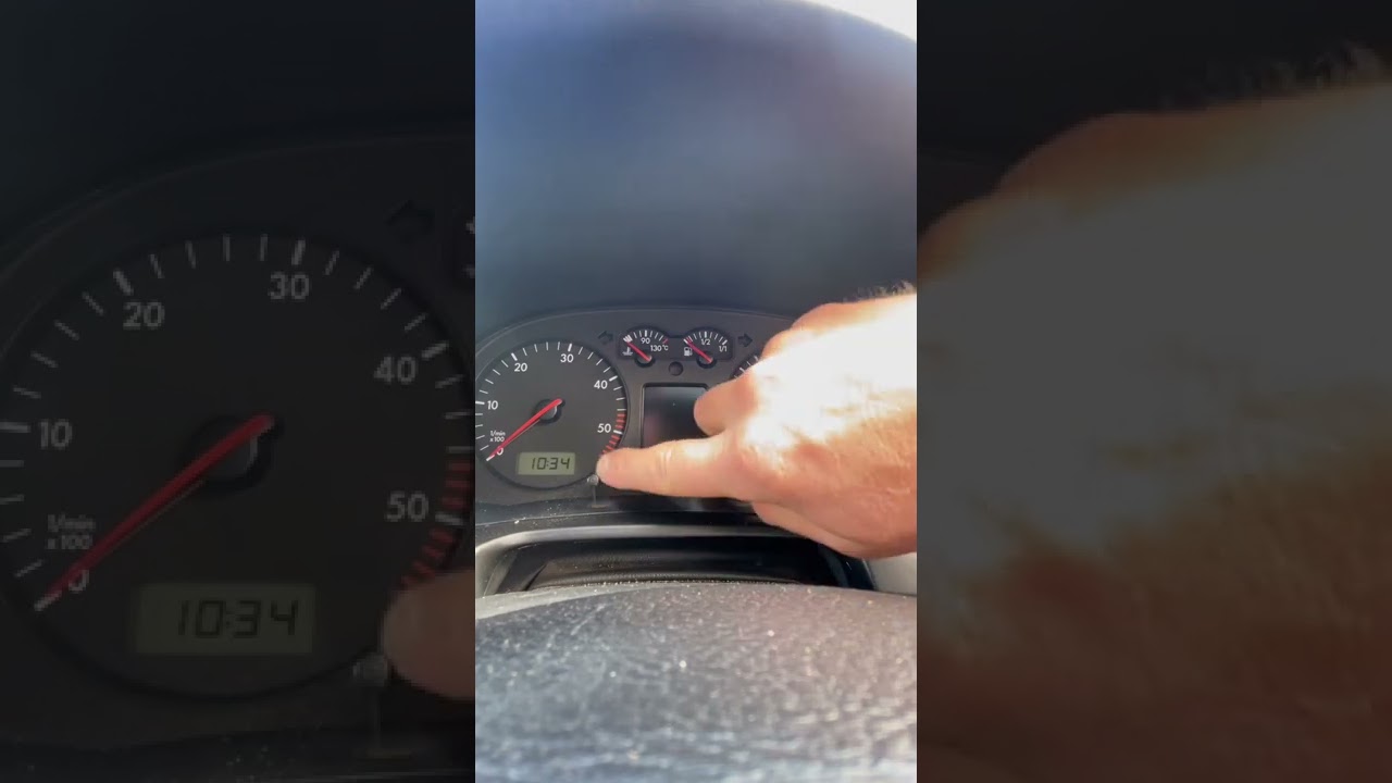 How to reset the service light on a 2005 vw Volkswagen Golf