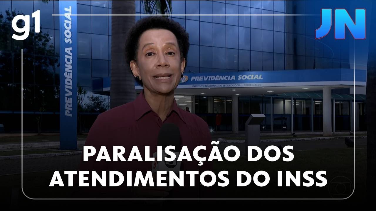 Jornal Nacional: paralisação dos atendimentos do INSS causa reclamações por todo o país