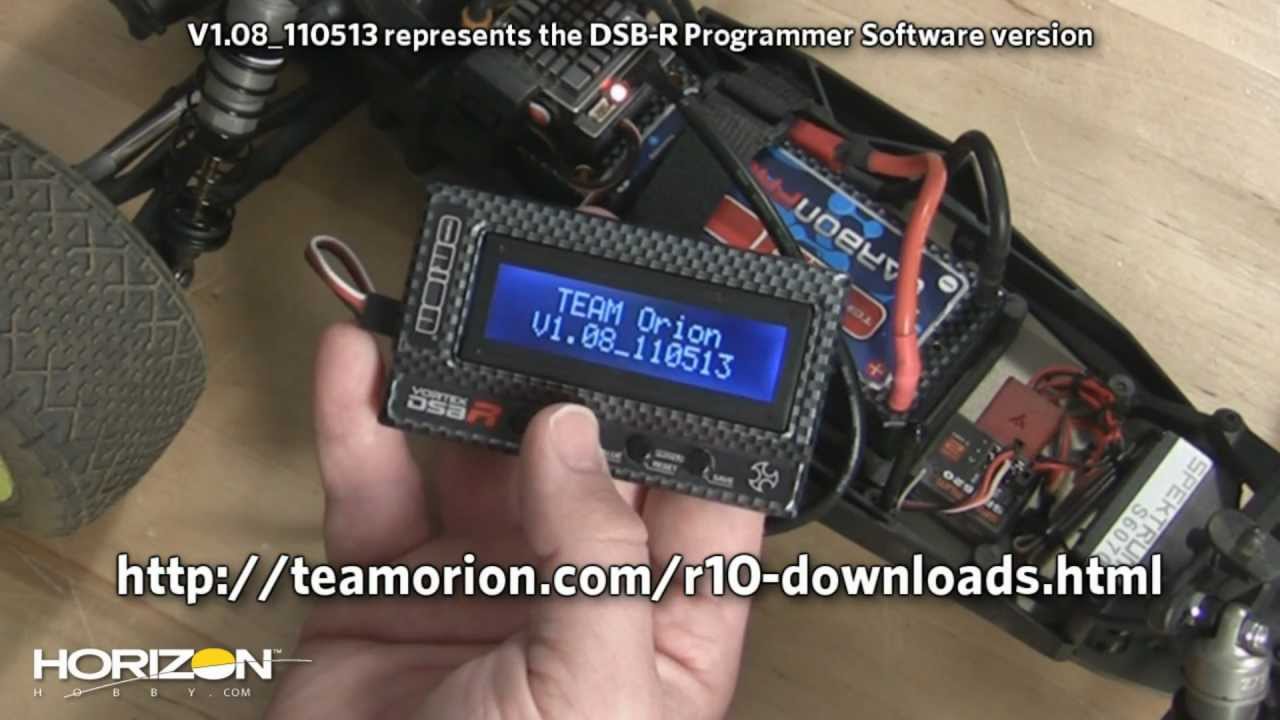 HorizonHobby.com How-To: Use the Team Orion Digital Setting Box