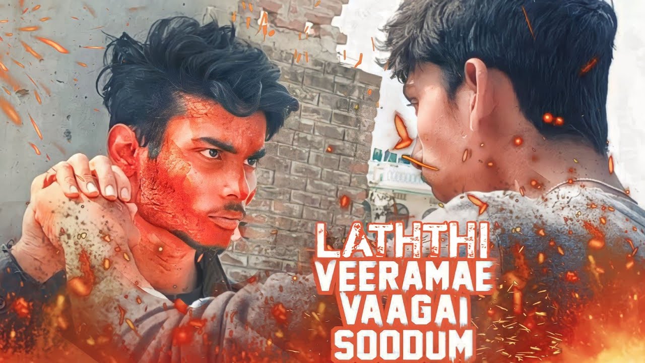 Laththi 😈Laththi movie last fight scene | Veeramae Vaagai Soodum| Vishal #trending #viral #vishal