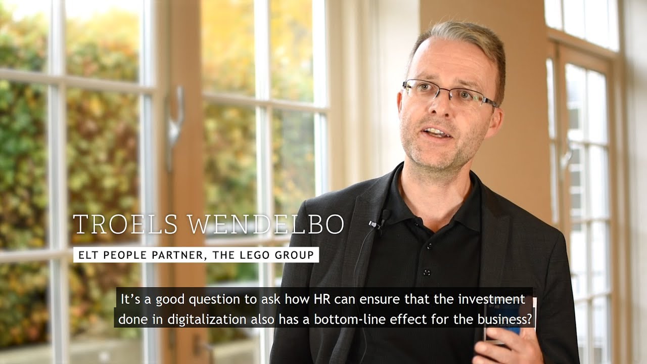Troels Wendelbo, ELT Partner, The LEGO GROUP - HR has a unique role in digital transformation