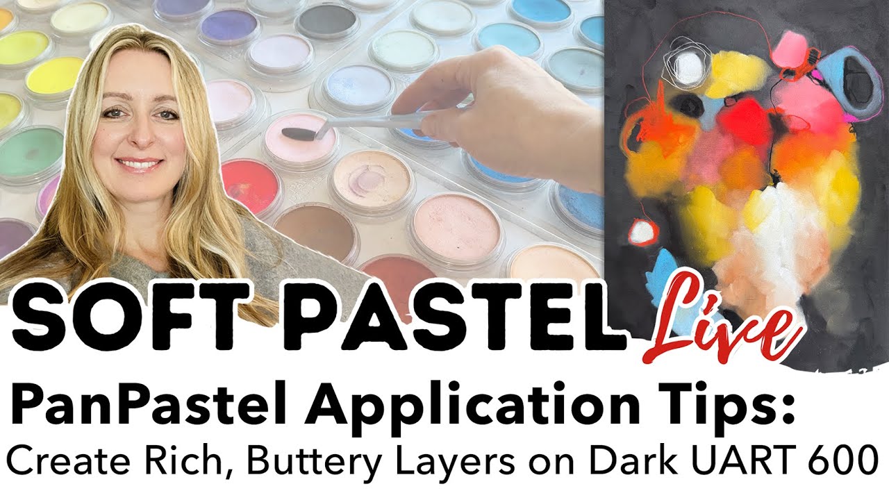 PanPastel Application Tips: Rich, Buttery Layers on UART 600 Dark Paper