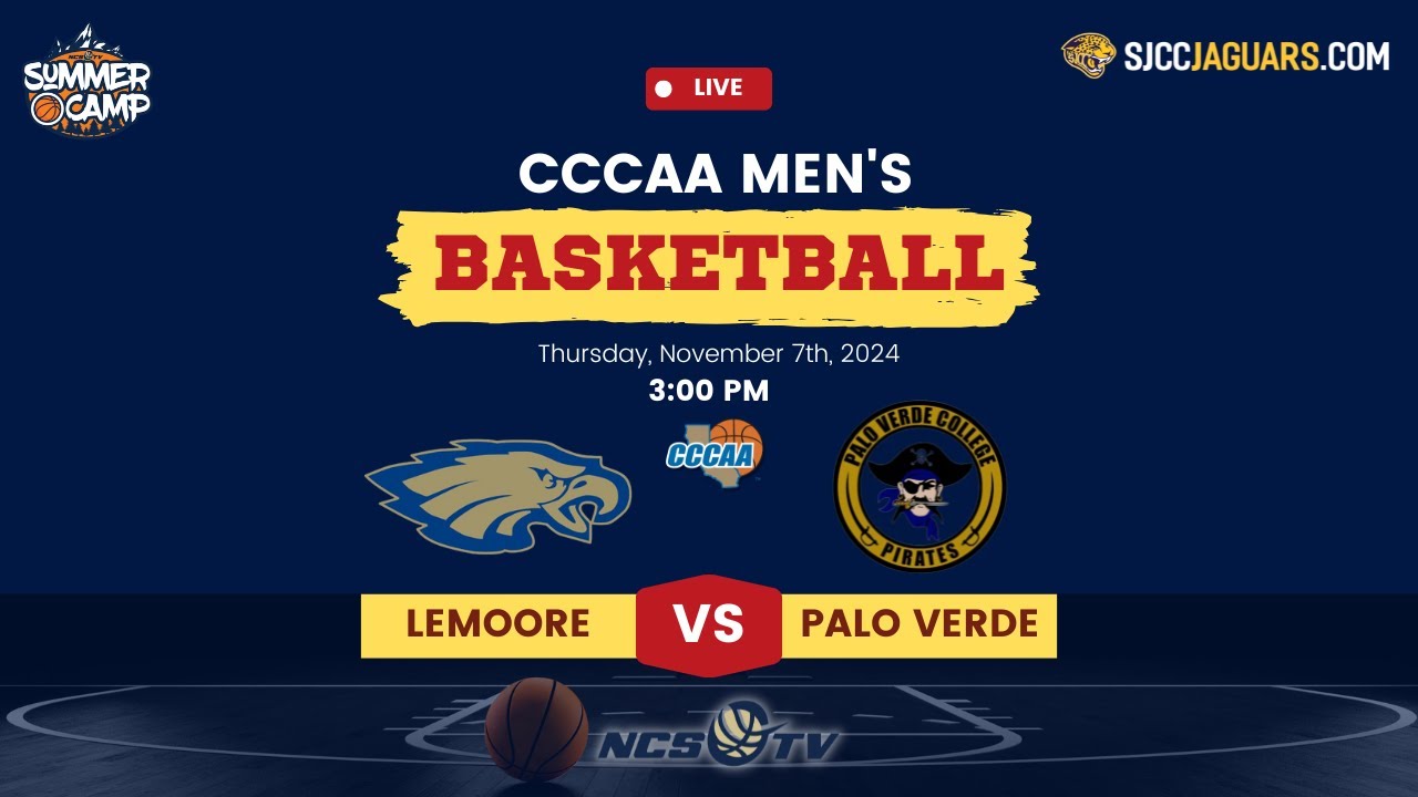Lemoore vs Palo Verde College Men's Basketball LIVE 11/7/24