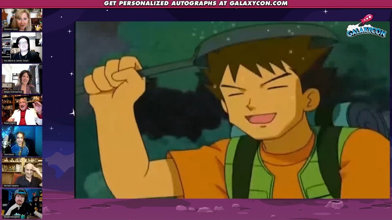 Classic Pokémon cast on the 