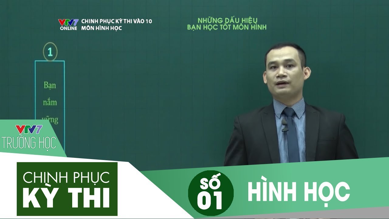 VTV7 | Chinh phục kỳ thi vào 10 | Hình học | Số 01
