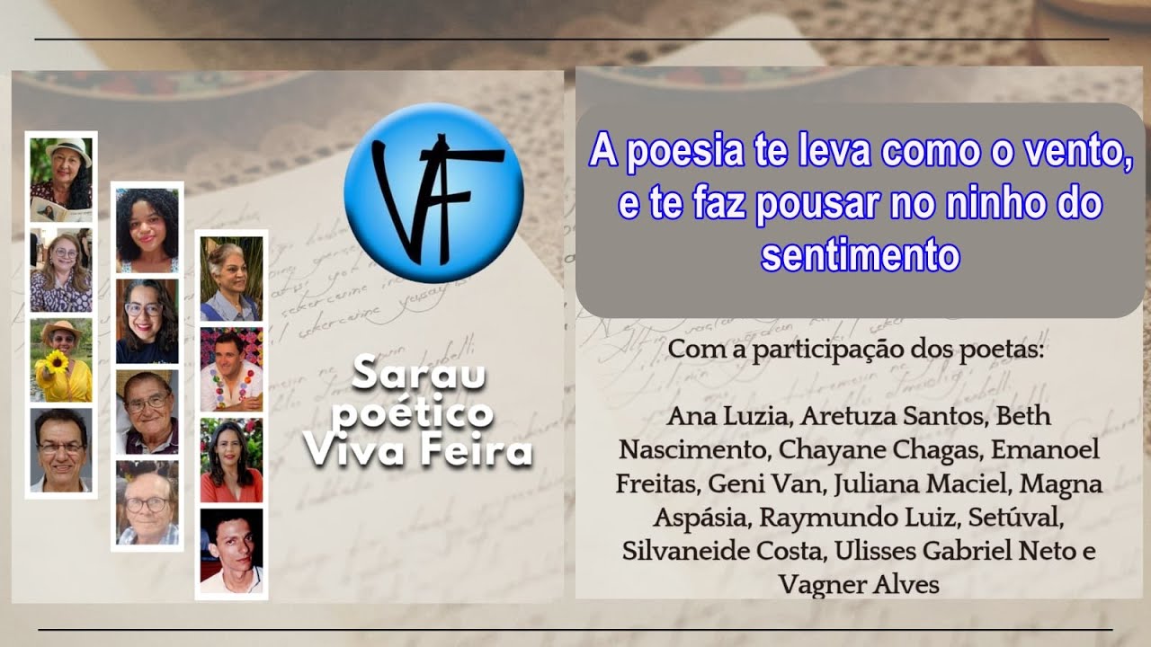SARAU PO&Eacute;TICO DO VIVA FERA DE NOVEMBRO DE 2025