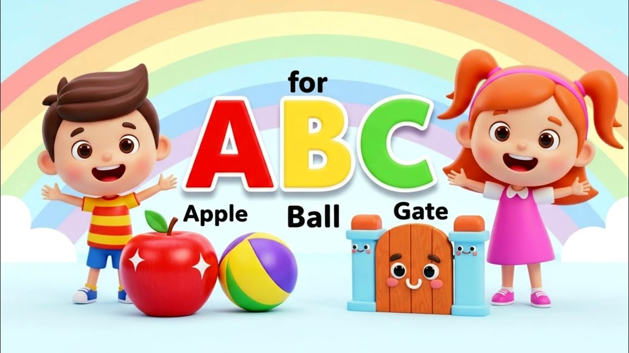 ABC Song for Kids বাংলা | A for Apple B for Ball | Alphabet Learning