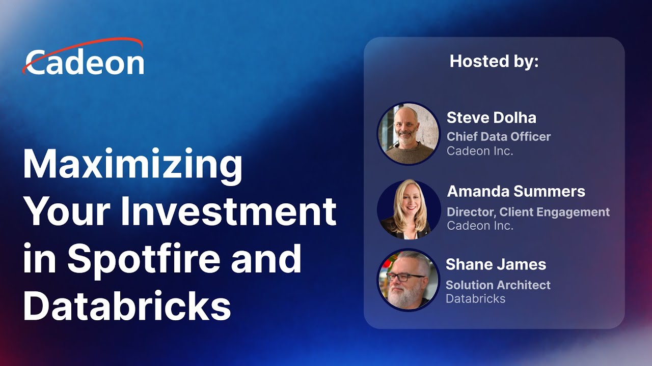 Webinar: Maximizing Your Investment in Spotfire and Databricks