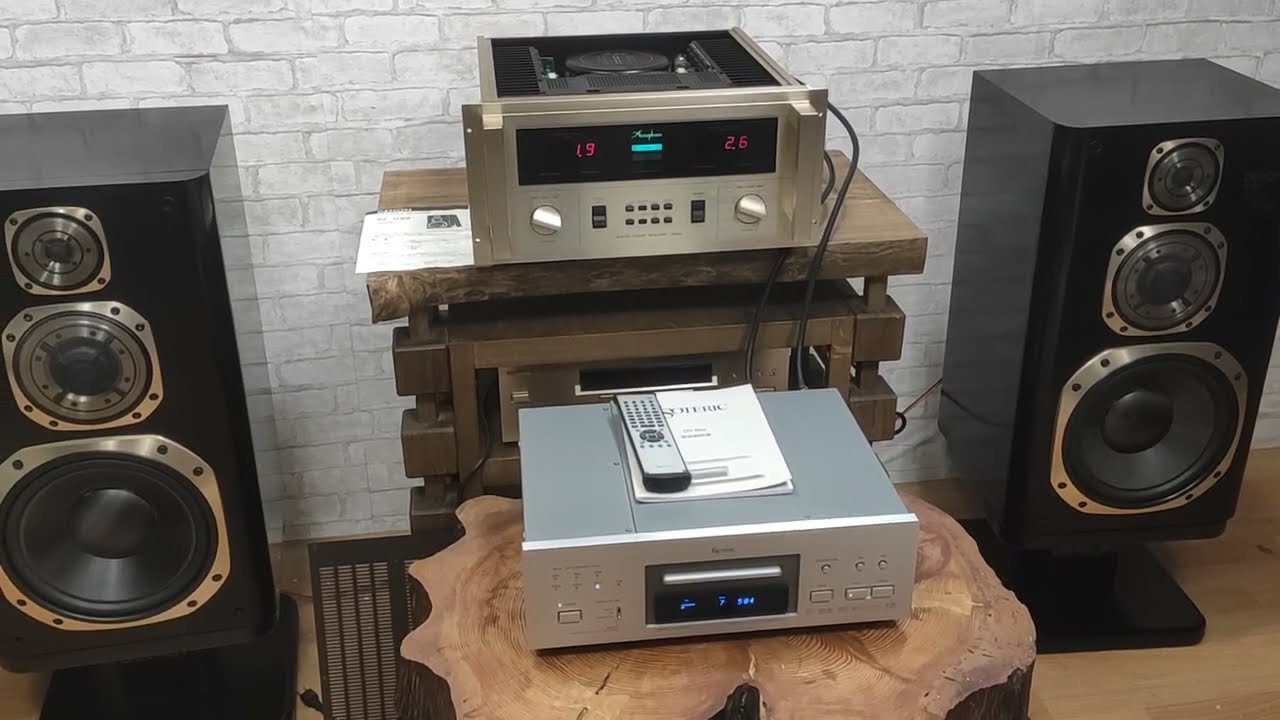 Accuphase p-600 + Denon sc-r99 + Esoteric dv-50s No comment