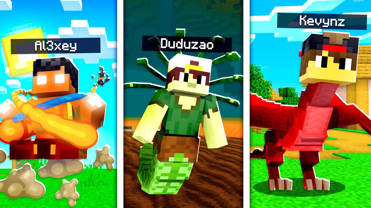MINECRAFT MAS TEMOS RAÇAS DIFERENTES!
