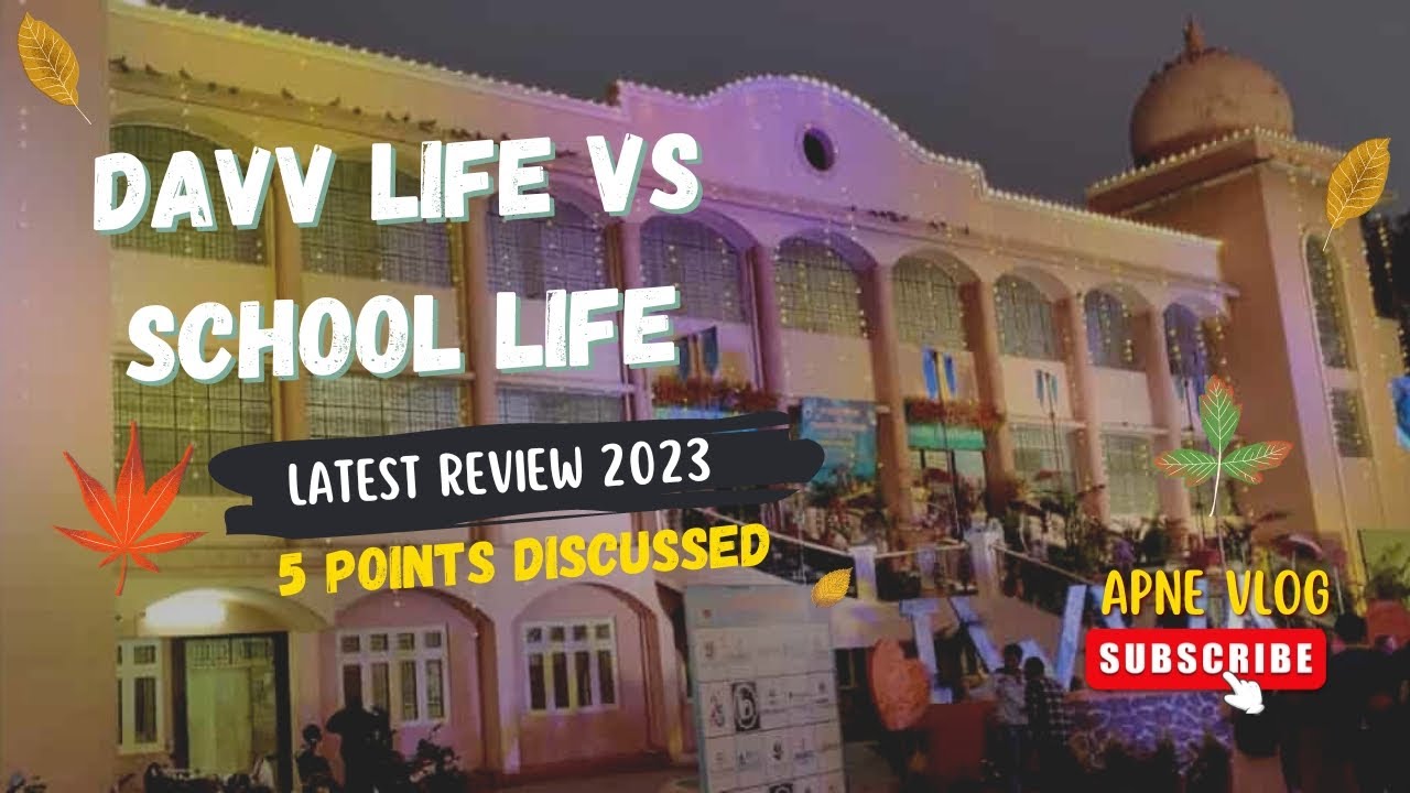 DAVV Life REALITY | 5 Things different from School | #davv #davvindore #cuet #cuet2023