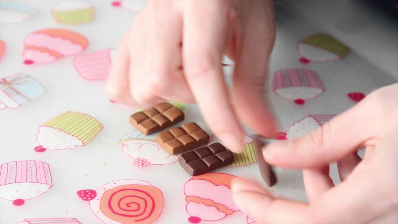 Tuto vidéo bijoux en fimo : création de bijoux chocolat