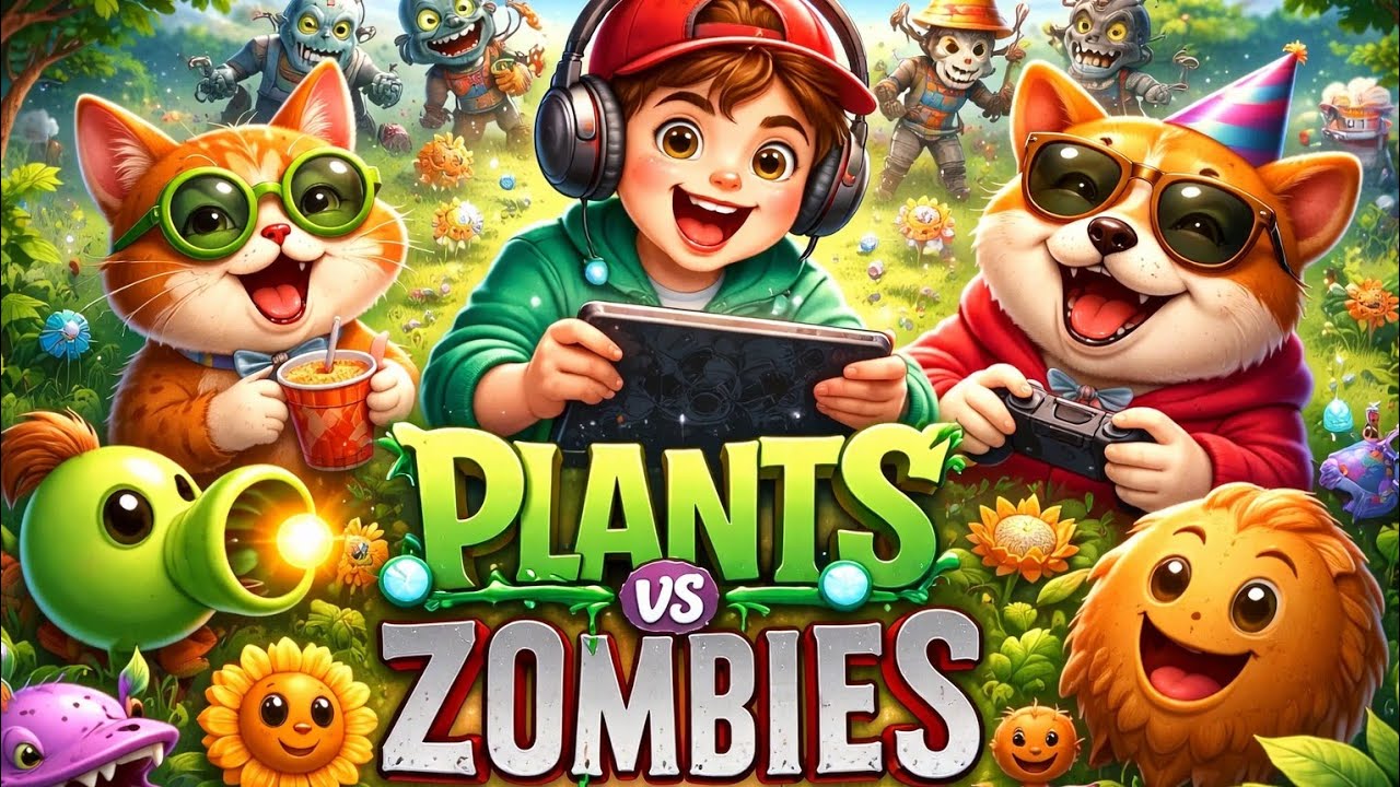 Putogizmo playing Plants vs. Zombies FOG levels 5 -