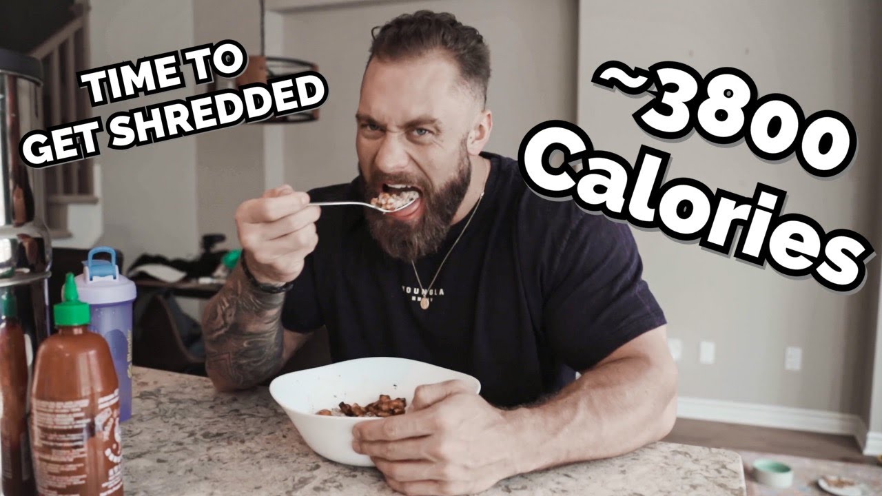 EVERYTHING I EAT IN A DAY PREPPING FOR THE OLYMPIA
