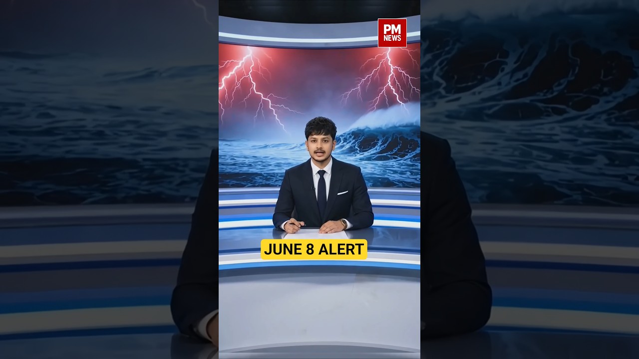 జూన్ 8 తెలంగాణలో భారీ వర్షాల అలర్ట్. Heavy Rain Warning Issued | #PMNews #TelanganaNews