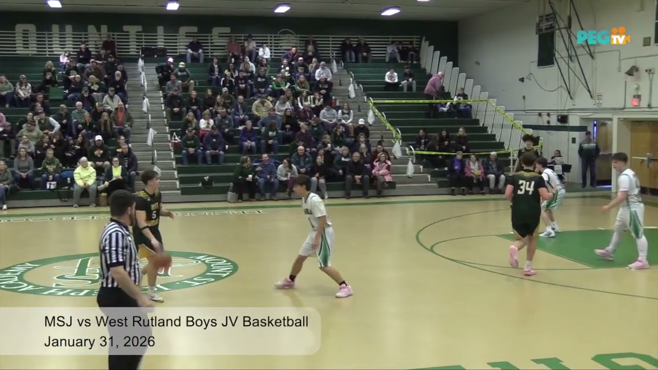 MSJ vs West Rutland Boys JV Basketball, January 31, 2026