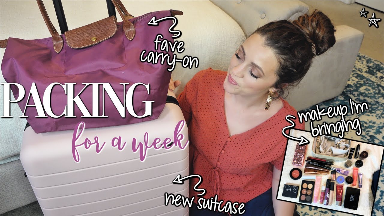 HOW I PACK MY SUITCASE + The Makeup I'm Bringing This Time