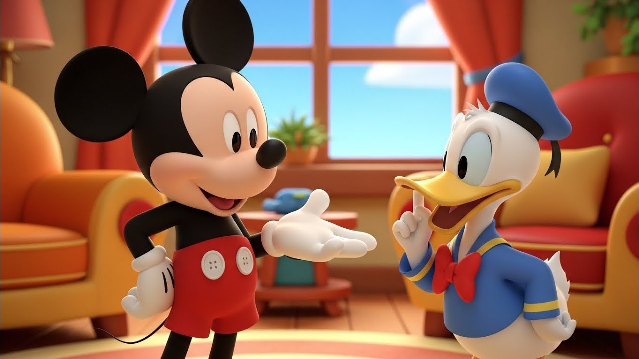 Mickey Mouse Story 🐭 | Fun Cartoon Story for Kids | Friendship & Fun Nursery Rhyme🔹 