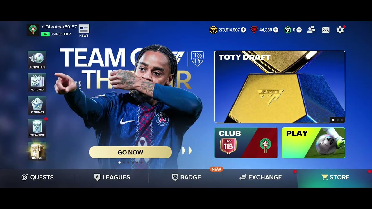 I played a TOTY match in FC mobile # fcmobile 