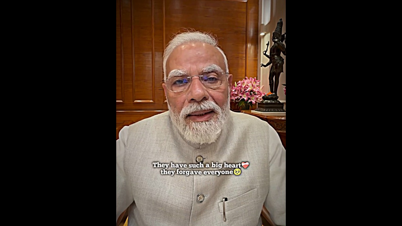 PM Modi's Message of Forgiveness Goes Viral❤🥺 #modi #trending #viralshorts