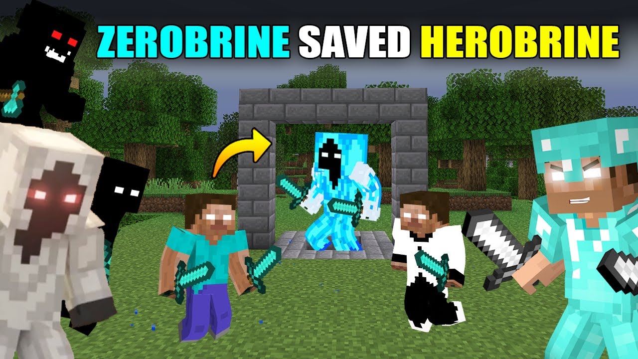 ZEROBRINE NEW BLACK POWERS 😱 ENTITY 606 ATTACK ON HEROBRINE FRIEND MAGICIAN HOUSE | NULL TRAPPED