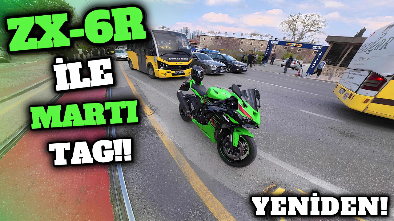 ZX-6R İLE MARTI TAG YAPTIK GENE ! DOLANDIRILDI !! TEPKİ DOLU BİR B&Ouml;L&Uuml;M