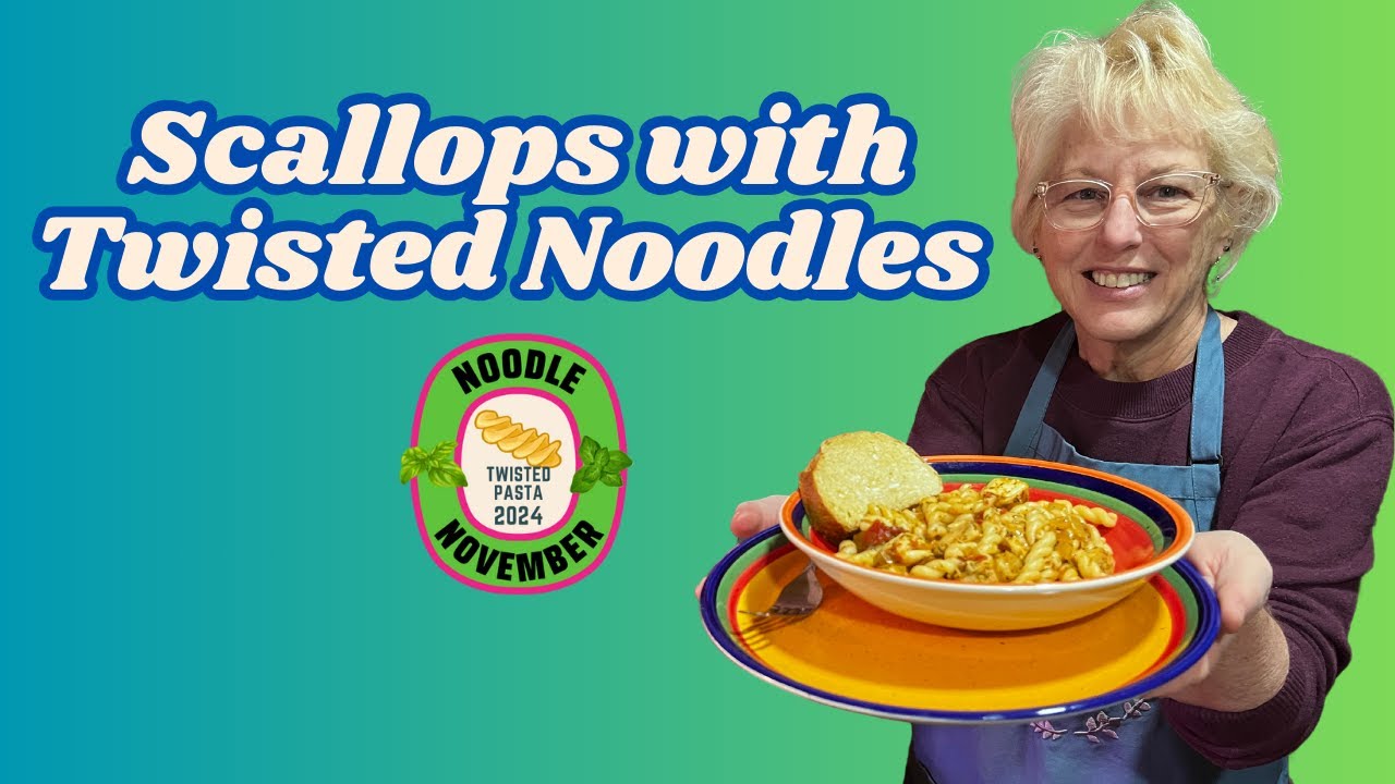 How to make Scallops wTwisted Noodles 