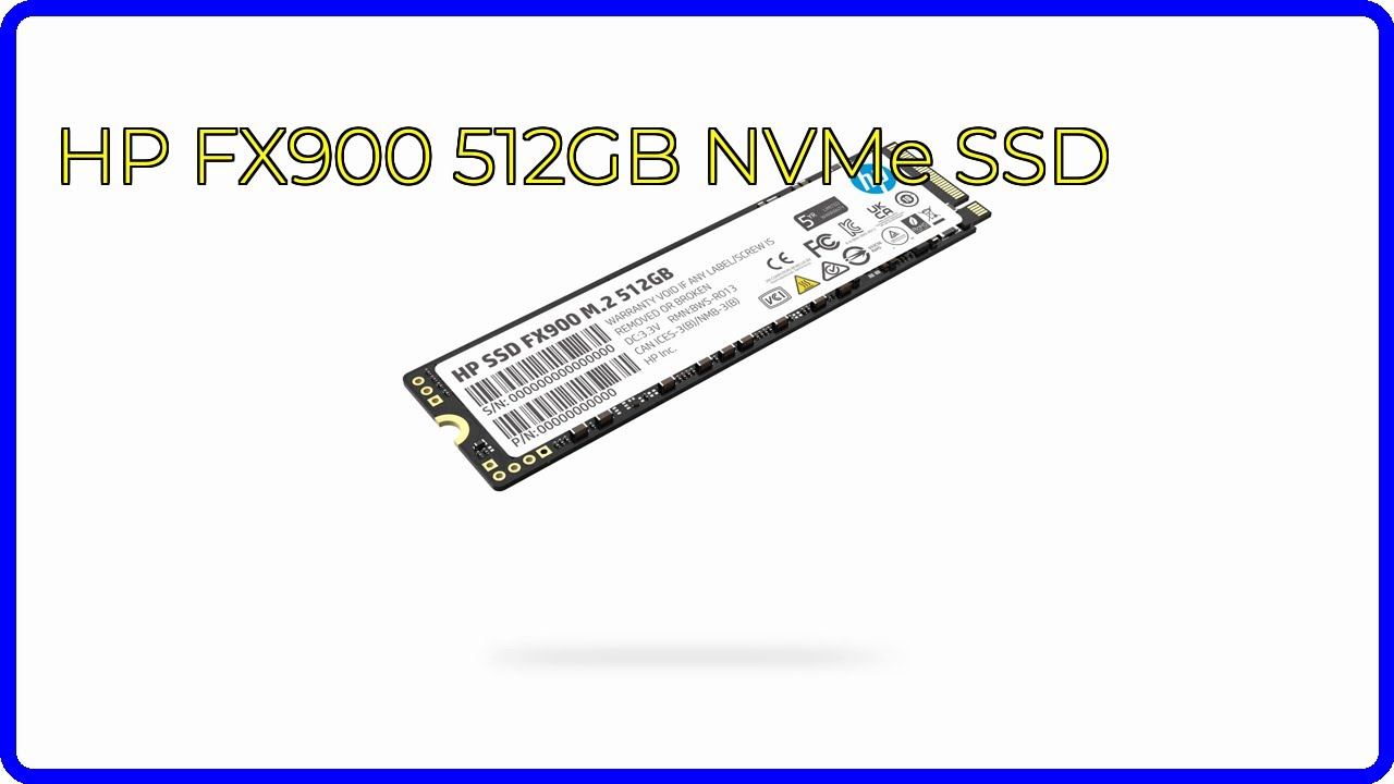 REVIEW (2026): HP FX900 512GB NVMe SSD. ESSENTIAL details.