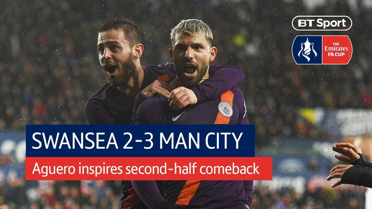 Swansea vs Man City (2-3) | Emirates FA Cup Highlights