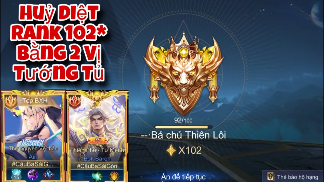 Leo Rank 102* Bằng Bolt Baron + Airi Như Đi Dạo Rank Thấp Của Cậu Ba TOP.1 Airi