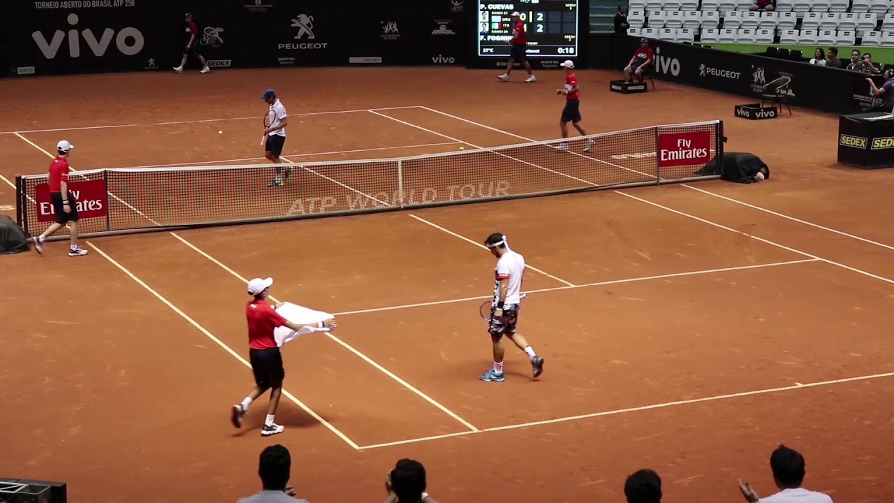 Fabio Fognini vs Pablo Cuevas Semifinal Brasil Open 2018 - ATP 250
