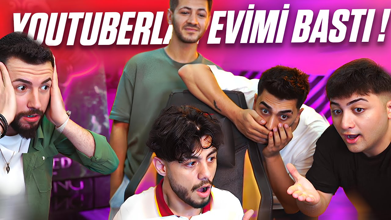 YOUTUBERLAR EVİMİ BASTI!! ( AYAZ İLE YAĞIZIN ) HESABINI FULLEDİK - PUBG Mobile