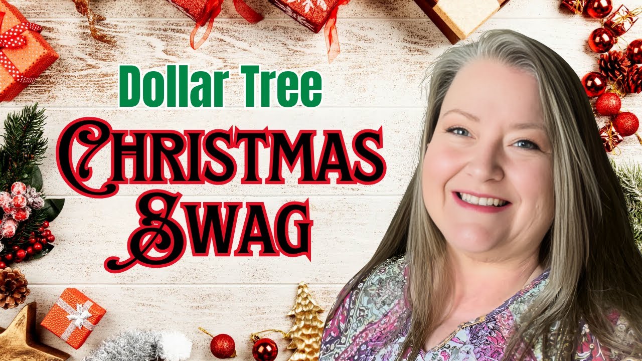Dollar Tree Christmas Swag DIY ~ Large Jingle Bell Christmas Swag For Your Front Door Christmas DIY