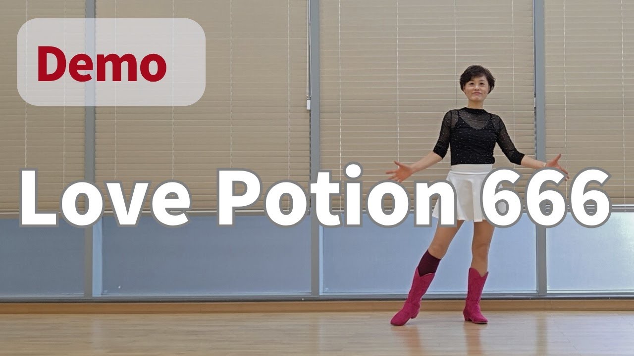 Love Potion 666 Line Dance - (Beginner : Rob Fowler) - Demo