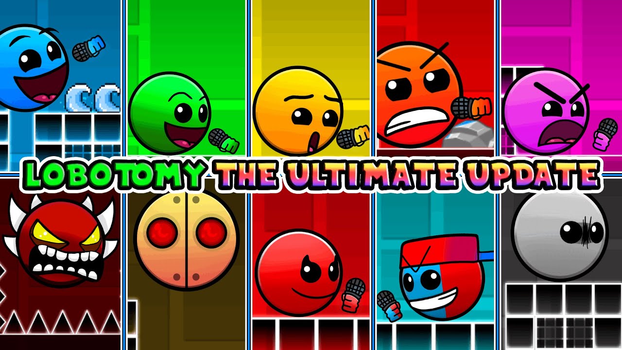FNF: ЛОБОТОМИЯ - ОСНОВНОЕ ОБНОВЛЕНИЕ // Geometry Dash 2.2 █ Friday Night Funkin' █