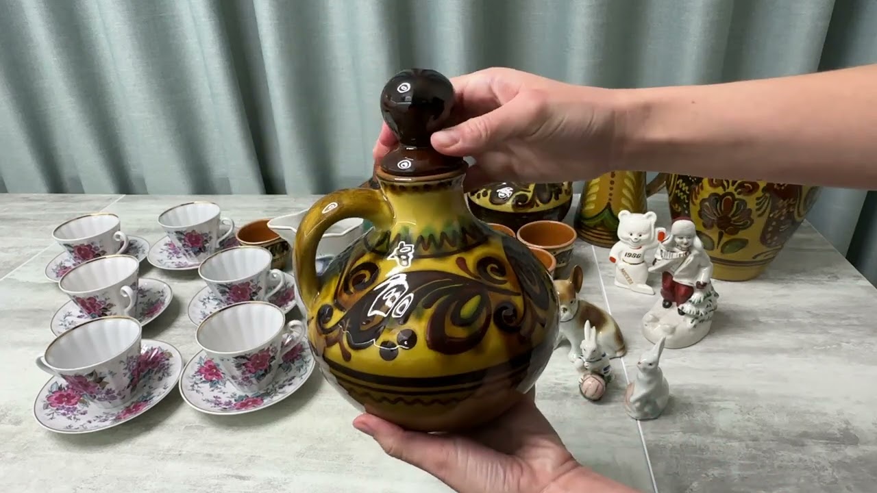 Оновлення асортименту вінтажні вази Васильківська кераміка, ЛКФС, кавові пари ЛФЗ, Молочник Довбиш