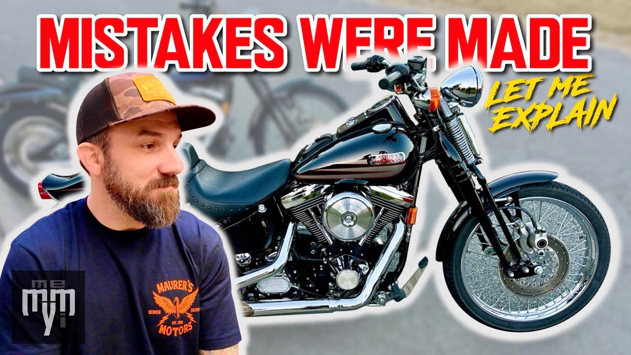 Я сломал свой Harley Bad Boy! Это совсем нехорошо!